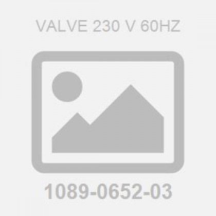 Valve 230 V 60Hz